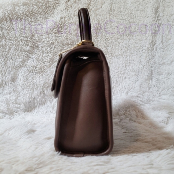 SOLD!!! Taupe Vintage Coach Regina Bag #9983 - Picture 4 of 10